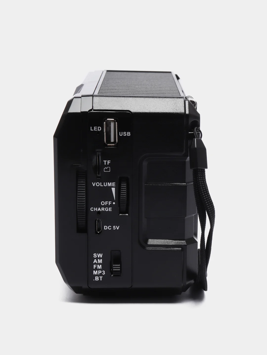 Радиоприемник Harper HRS-440 с AM, FM и SW, с MP3 плеером и функцией Bluetooth,цвет черный