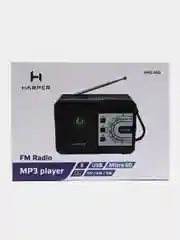 Радиоприемник Harper HRS-440 с AM, FM и SW, с MP3 плеером и функцией Bluetooth,цвет черный