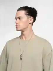 Цепочка на шею мужская Edward, унисекс, с подвеской в виде медведя