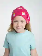 Фуксия косынка для девочки летняя