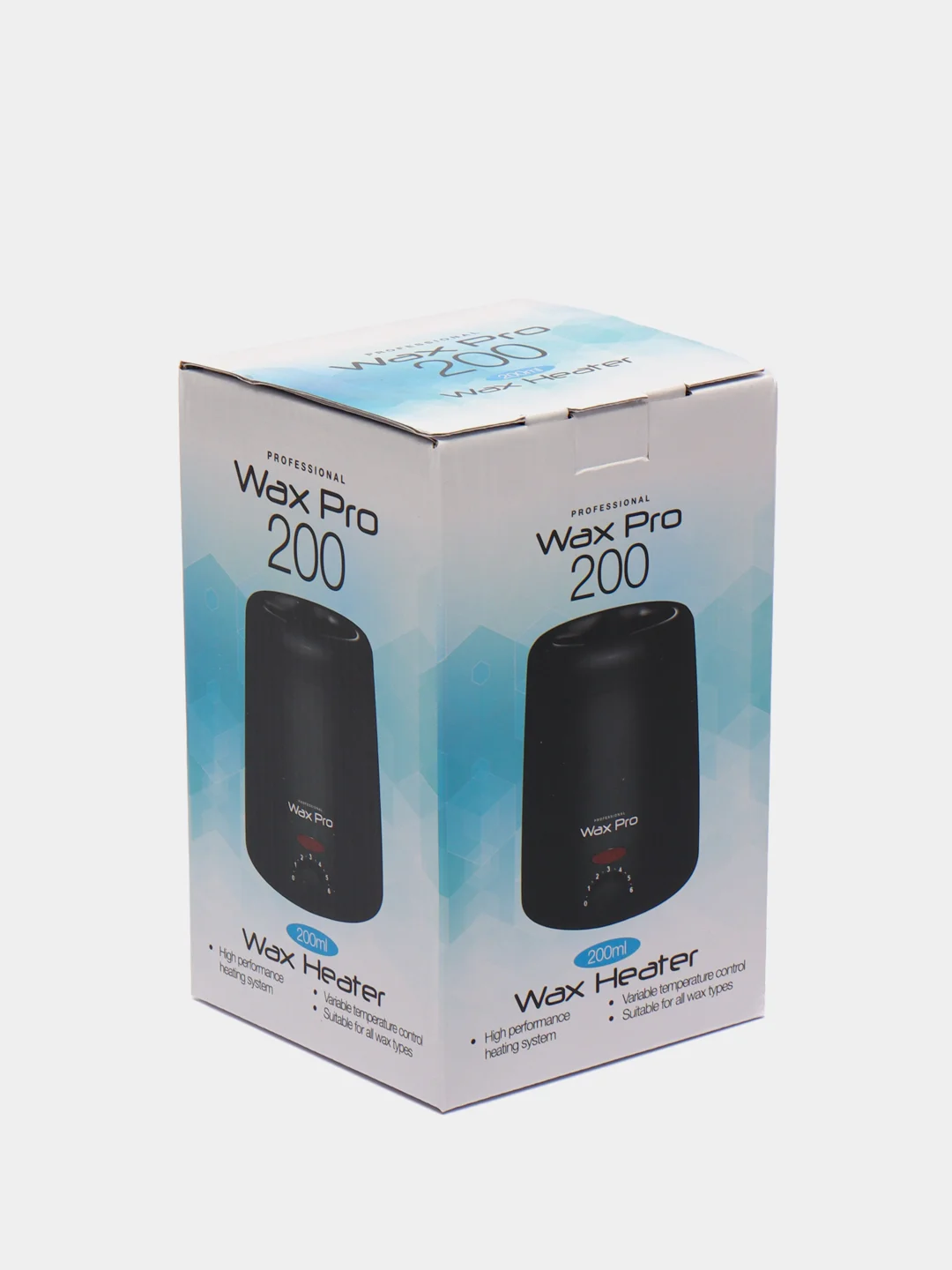 Черный воскоплав мини для депиляции зоны лица и бровей Pro Wax 200