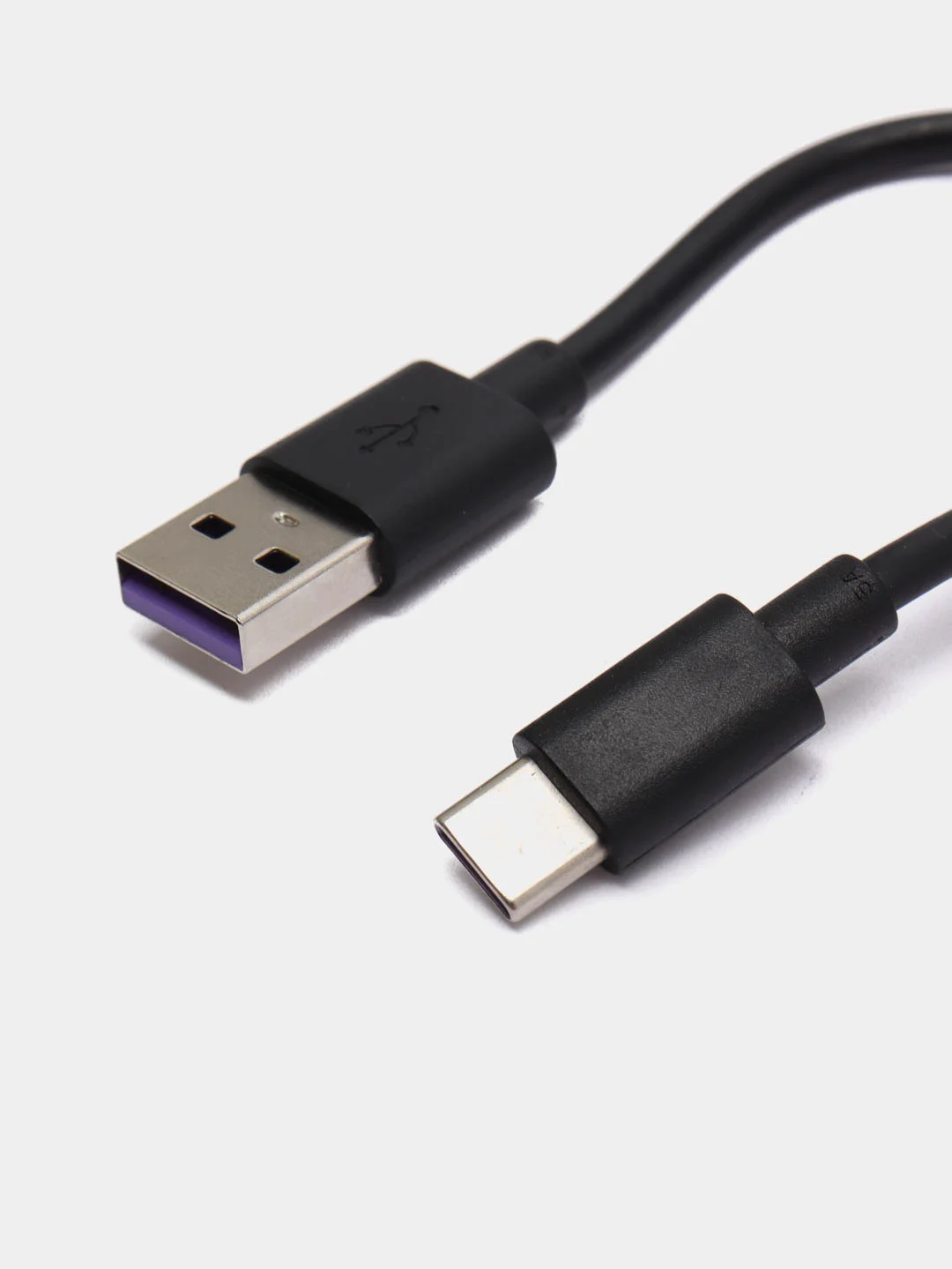 Черный кабель 5А, Type-C, USB, c быстрой зарядки, на Андройд и передачи данных