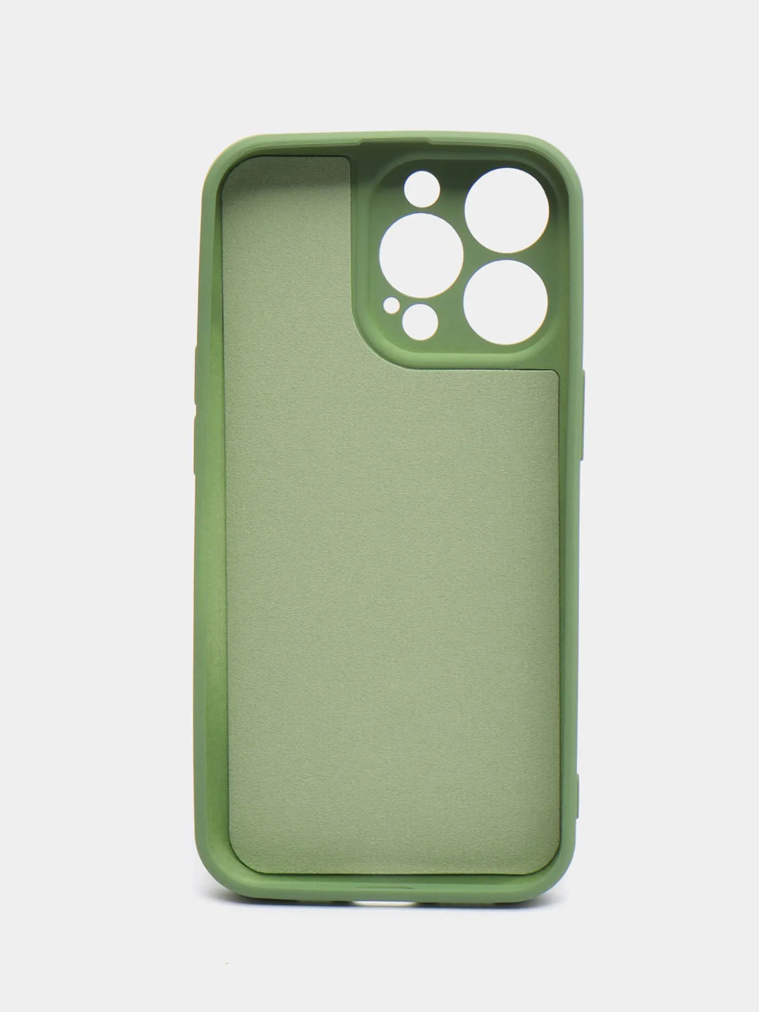 Зеленый чехол силиконовый для iPhone 7, 8, 11, 12, 13, 14, XR, SE, X, XS, Pro, Max, Plus
