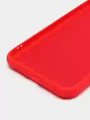 Красный чехол силиконовый для iPhone 7, 8, 11, 12, 13, 14, XR, SE, X, XS, Pro, Max, Plus