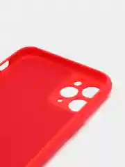 Красный чехол силиконовый для iPhone 7, 8, 11, 12, 13, 14, XR, SE, X, XS, Pro, Max, Plus