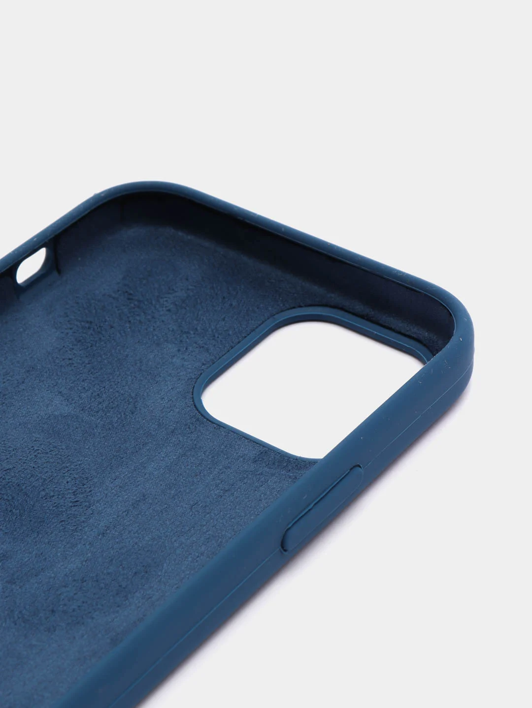 Синий меланж чехол для iPhone 11/ 12/ 13/ 14/ XR/ 8/ 7/ SE/ X/ XS/ Pro/ Max/ Plus, силиконовый
