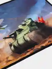Багровый игровой коврик для мыши, 21 х 25 см