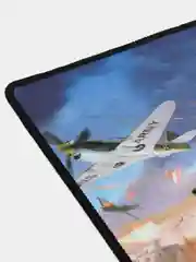 Багровый игровой коврик для мыши, 21 х 25 см