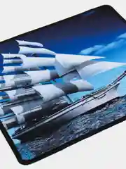 Хром игровой коврик для мыши, 21 х 25 см