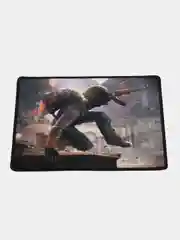 Угольный игровой коврик для мыши, 21 х 25 см