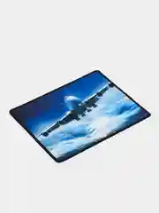 Черный игровой коврик для мыши, 21 х 25 см