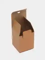 Крафтовая самосборная коробка с откидной крышкой