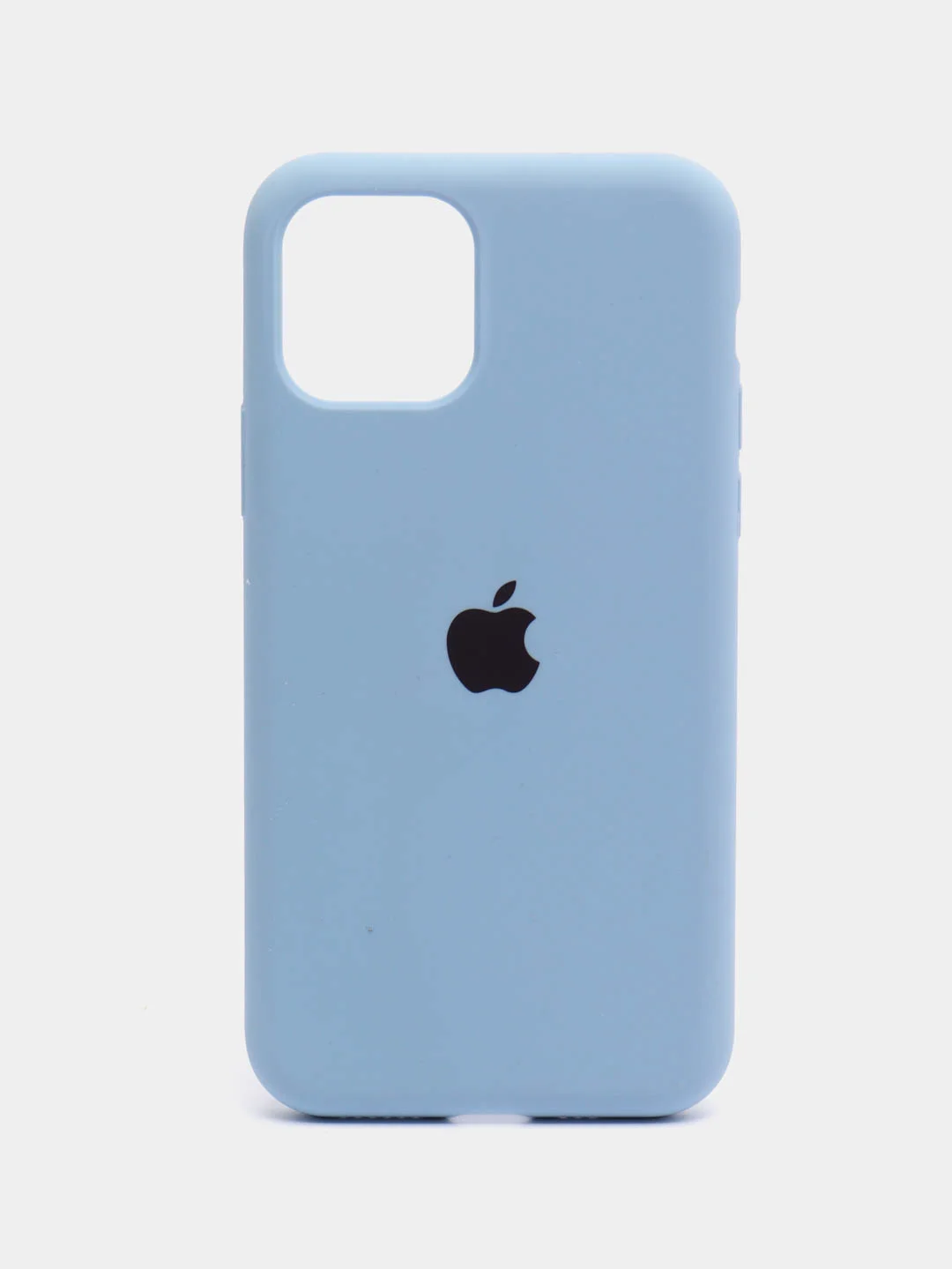 Небесно-голубой чехол для iPhone 11/ 12/ 13/ 14/ XR/ 8/ 7/ SE/ X/ XS/ Pro/ Max/ Plus, силиконовый