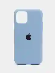 Небесно-голубой чехол для iPhone 11/ 12/ 13/ 14/ XR/ 8/ 7/ SE/ X/ XS/ Pro/ Max/ Plus, силиконовый