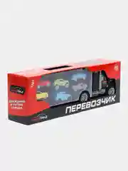 Грузовик "Перевозчик", с 6 гоночными машинами