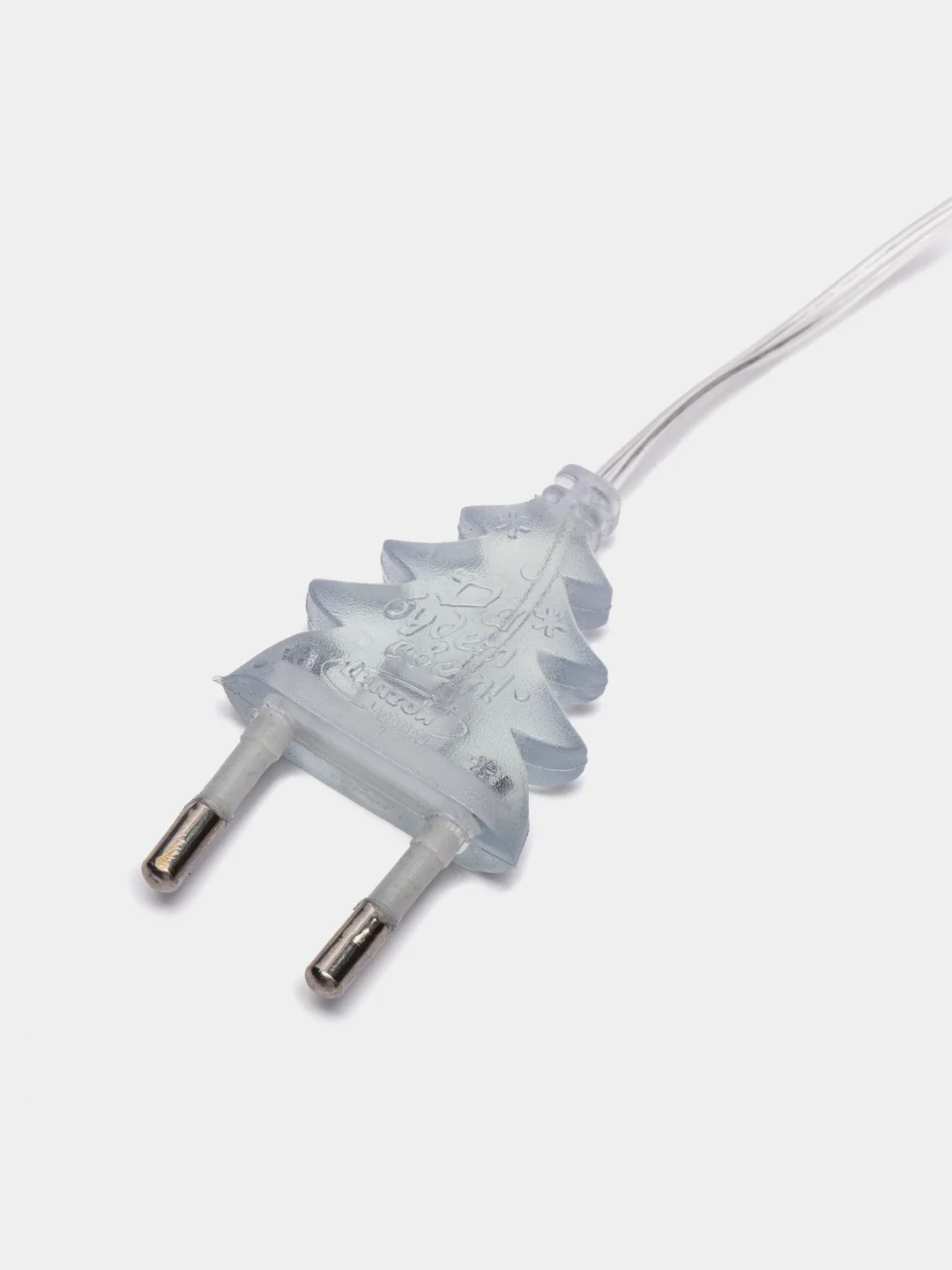 Гирлянда "Клубки белоснежные", 5 м, IP20, прозрачная нить, 20 LED, свечение тёплое белое
