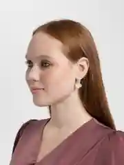 Золотой серьги Клевер