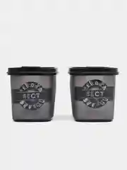 Серебряный набор контейнеров для сыпучих продуктов "Бест" IDEA