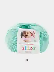 Бирюзовый пряжа Alize baby wool