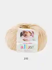 Бежевый пряжа Alize baby wool