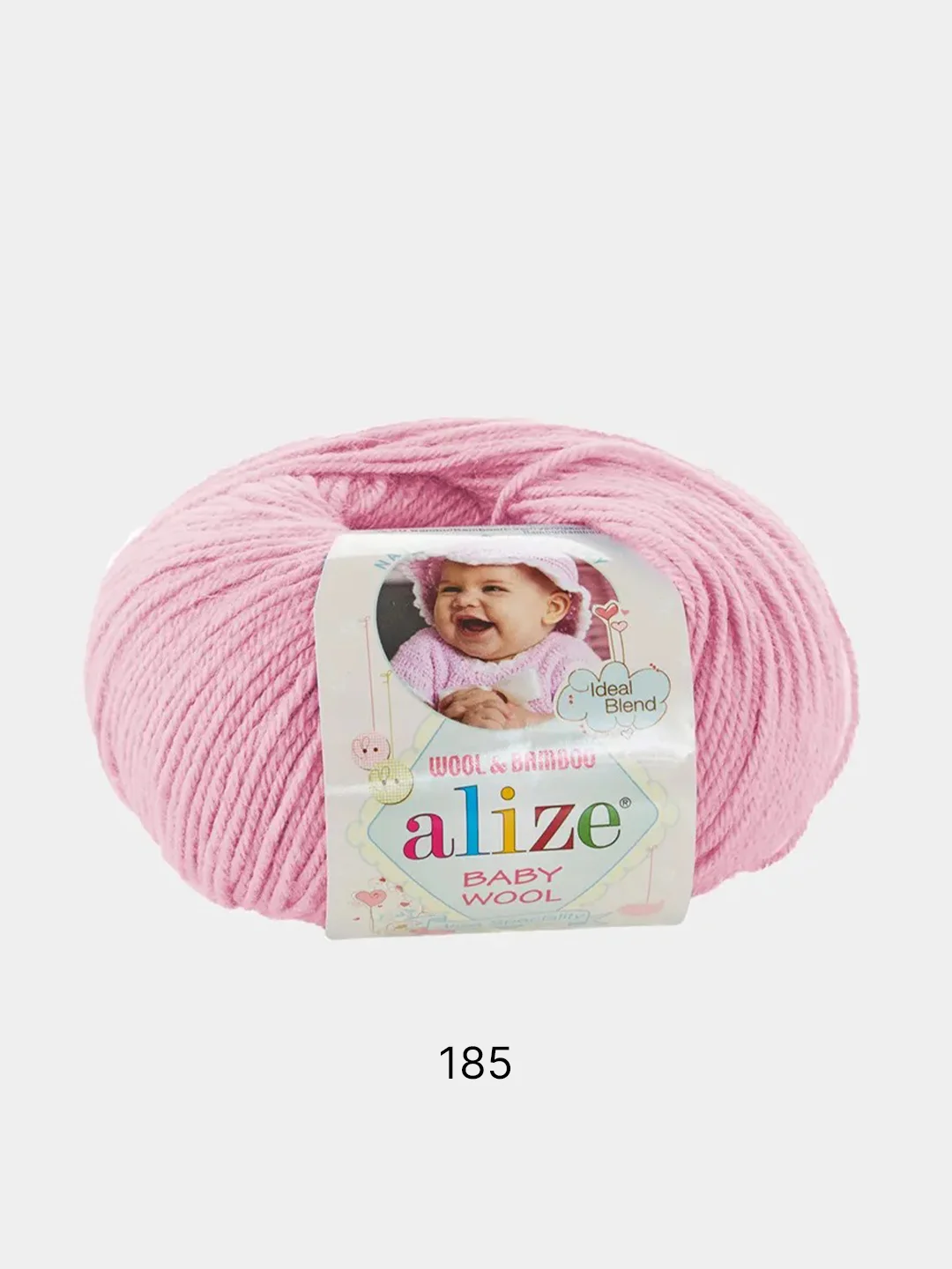 Фуксия пряжа Alize baby wool