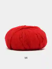 Красный пряжа Alize baby wool