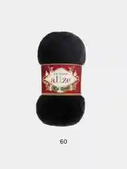 Черный пряжа Alize kid mohair royal