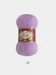 Розовый пряжа Alize kid mohair royal