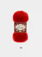 Красный пряжа Alize kid mohair royal