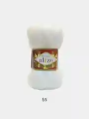 Белый пряжа Alize kid mohair royal