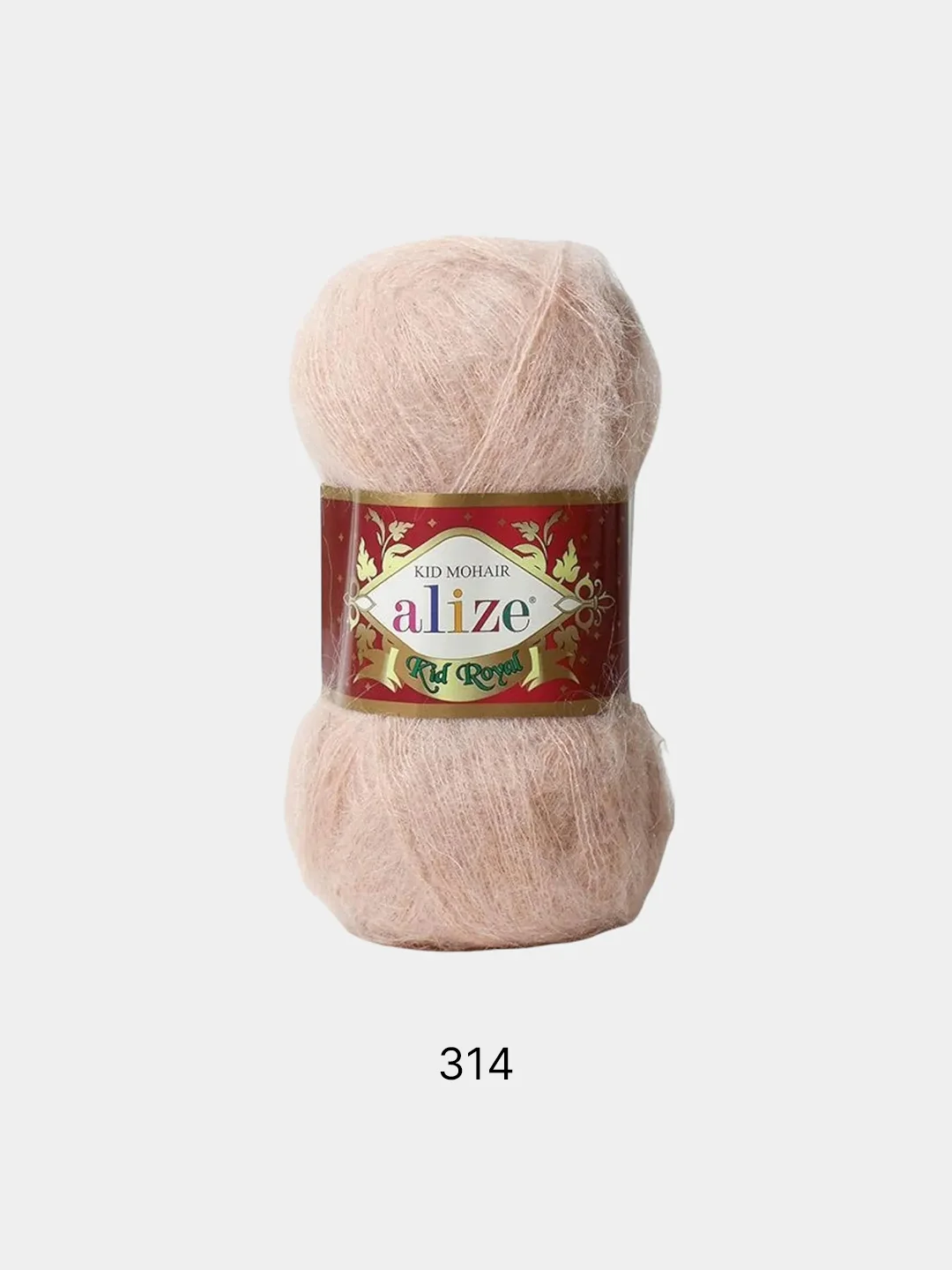 Песочный хаки пряжа Alize kid mohair royal