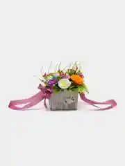 Черный букет из мыла в виде ягод и цветов, подарочный набор ручной работы,подарок учителю,коллеге