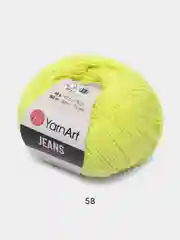 Мятный пряжа YarnArt Jeans