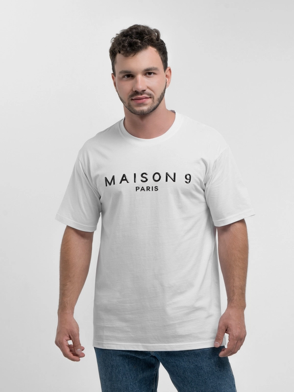 Футболка MAISON 9 PARIS, белая