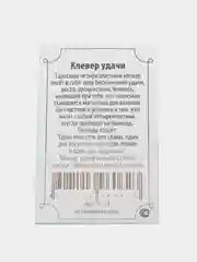 Кошельковый сувенир "Клевер удачи"