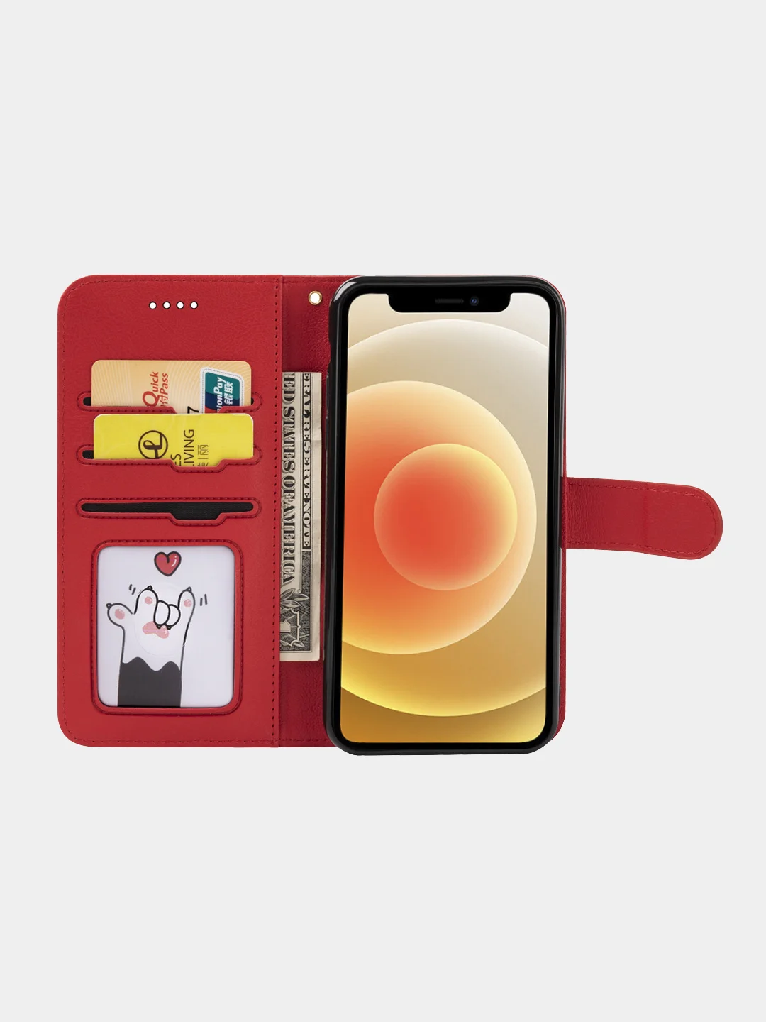 Карамельный кожаный PU чехол книжка Xiaomi Redmi Note 9 / Redmi 10X 4G