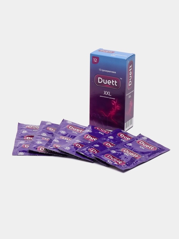 Презервативы Duett XXL, 12 штук