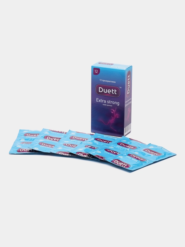 Презервативы Duett Extra Strong особо прочные, 12 штук