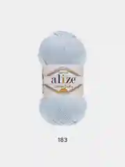 Голубой пряжа Alize Cotton baby