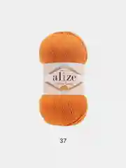 Оранжевый пряжа Alize Cotton baby