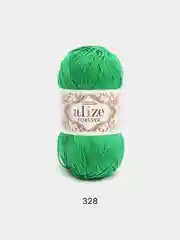 Зеленый пряжа Alize Forever