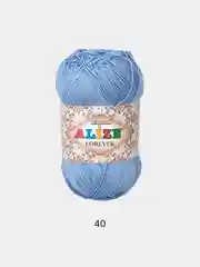 Голубой пряжа Alize Forever