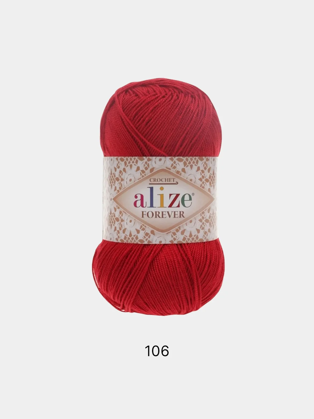 Красный пряжа Alize Forever