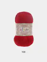 Красный пряжа Alize Forever