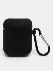 Черный силиконовый чехол для наушников Apple AirPods 2