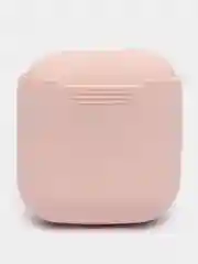 Бежевый силиконовый чехол для наушников Apple AirPods 2