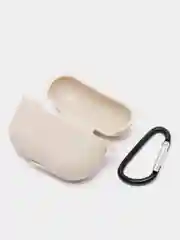 Серебряный силиконовый чехол для наушников Apple Airpods Pro, Airpods