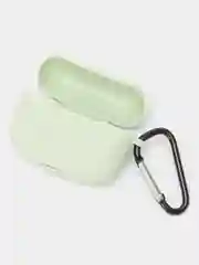 Мятный силиконовый чехол для наушников Apple Airpods Pro, Airpods