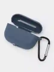 Индиго силиконовый чехол для наушников Apple Airpods Pro, Airpods