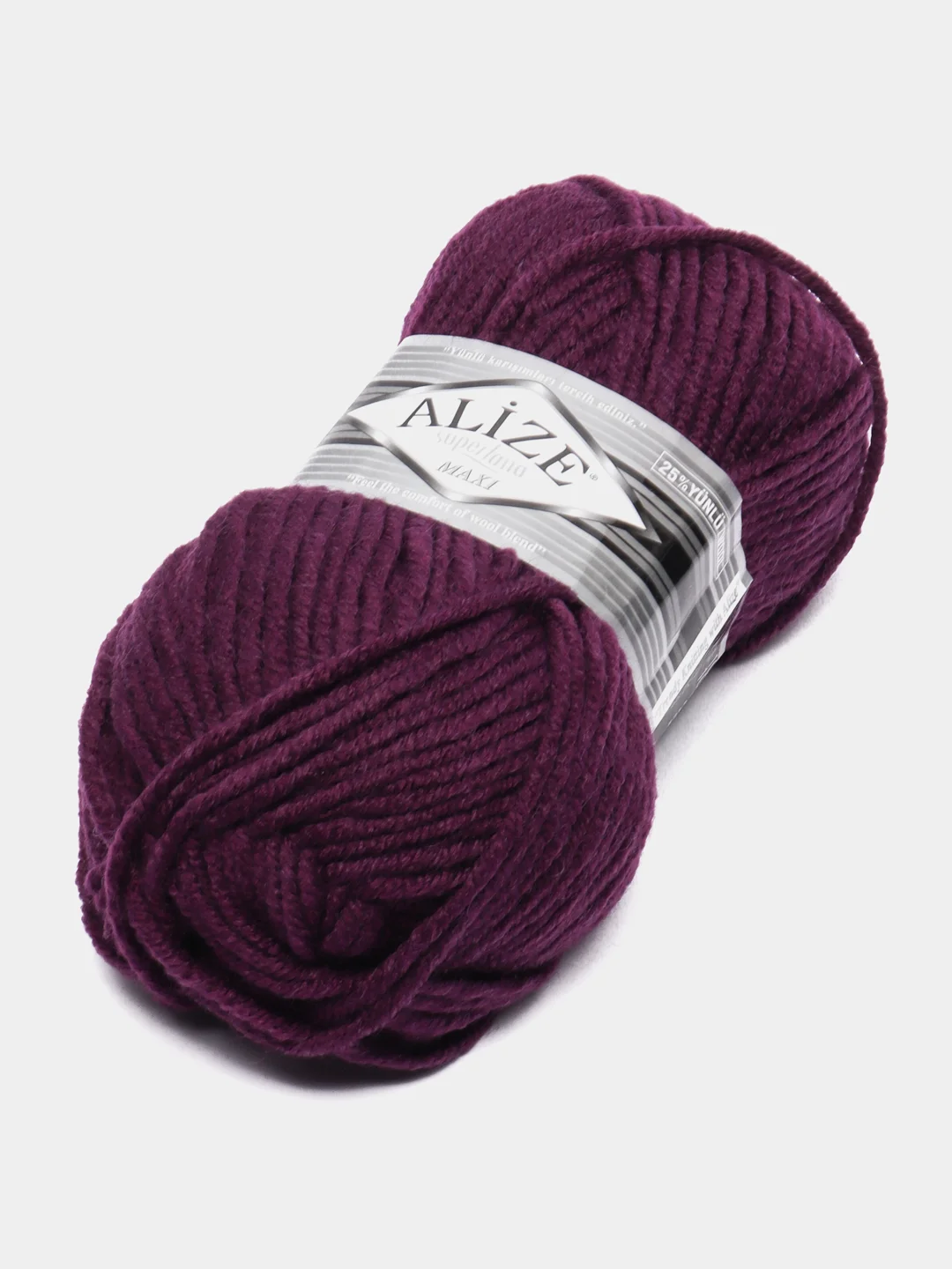 Аметистовый шерсть Пряжа Alize Superlana maxi